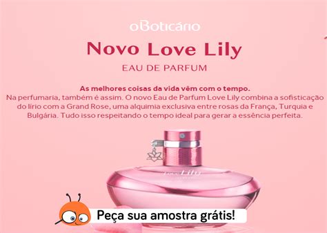 amotra gratis eau de parfum love lily o botic ario